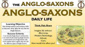 Preview of Anglo-Saxons Daily Life - Double Lesson!