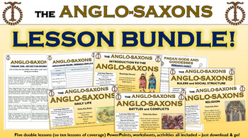 Preview of Anglo-Saxons Lesson Bundle!