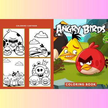 Angry Birds Coloring Pages for Kids, Girls, Boys, Teens and Adults, PDF ...