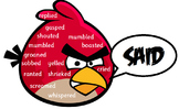 Angry (Birds) Words- Synonyms Display