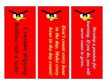Preview of Amazing notebook cover editable design Angry Bird Best Selling