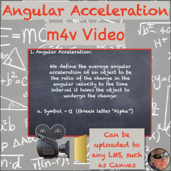 Preview of Angular Acceleration m4v Video for Physics