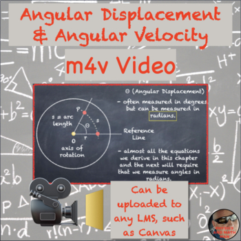 Preview of Angular Displacement and Angular Velocity m4v Video for Physics