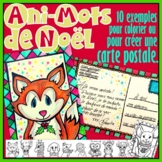 Ani-Mots de Noël - Carte postale - Arts plastiques et écriture