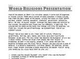 Ancient Religions Research Project