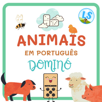 Preview of Animais - Jogo de Dominó em Português