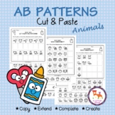 Animal AB patterns. Copy, extend, complete and create your