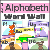 Animal ABC Alphabet Posters Flashcards Word Wall Classroom Decor