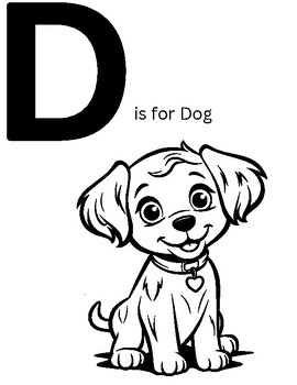 Animal ABC Coloring Pages - Uppercase Letters by The Literacy ...