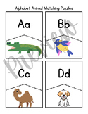 Animal ABC Puzzle Cards A-Z