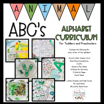 Preview of Animal ABC's Alphabet Curriculum