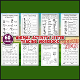 Animal Activity Letter Tracing Workbook