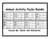 Animal Activity Packs Bundle