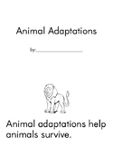 Animal Adaptation Emergent Reader