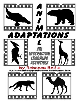 Preview of Animal Adaptations Interactive Activities