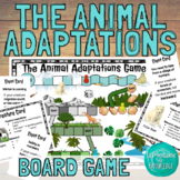Animal Adaptations Science Board Game with Physical and Be