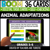 Animal Adaptations Boom Cards - Digital