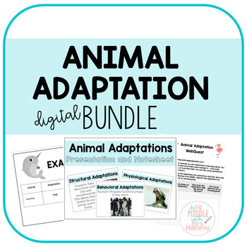 Preview of Animal Adaptations Bundle (Digital)