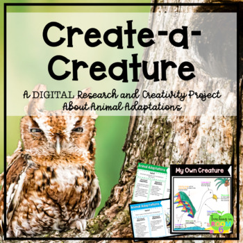 Preview of Animal Adaptations: Create-a-Creature Project