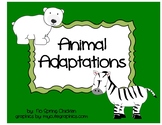 Animal Adaptations - Cut and Paste Chart, Camouflage Activ