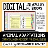 Animal Adaptations Digital Interactive Notebook | Google S
