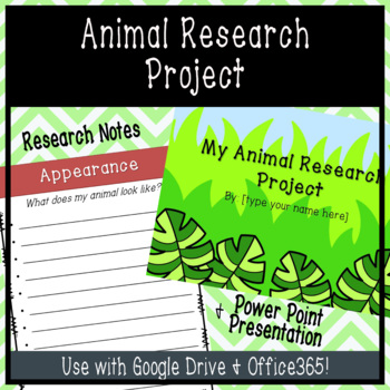 Preview of Animal Adaptations Digital & Print Research Project L.A. SOL 3.4b & 3.10