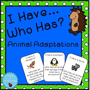 Animal Adaptation Games Teaching Resources | TPT