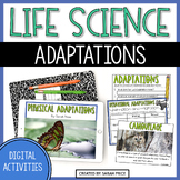 Animal Adaptations Digital Activities for Google Slides