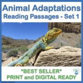 Animal Adaptations Informational Reading Comprehension Passages
