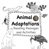Animal Adaptations Informational Reading Comprehension Tex