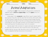 Animal Adaptations LS4.C