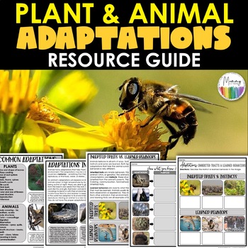 Preview of Plant & Animal Adaptations Comprehensive Resource | Digital + Print