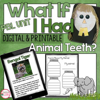 Preview of Animal Adaptations Project and Activities | Project Based Learning