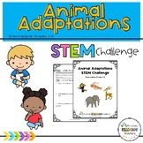 Animal Adaptations STEM Challenge Grades Third, 3rd, Fourt