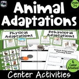 Animal Adaptations Science Activities for Centers Stations