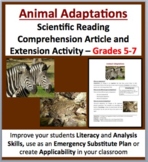 Animal Adaptations - Science Reading Article – Grades 5-7