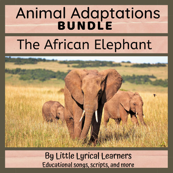 Preview of Animal Adaptations: The African Elephant BUNDLE