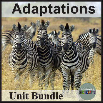 Preview of Animal Adaptations Unit Activities 4th Grade NGSS Science