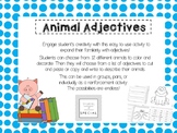 Animal Adjectives Project