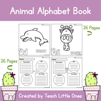 Preview of Animal Alphabet Book