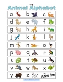 Animal Alphabet Chart by FUNetic Farm