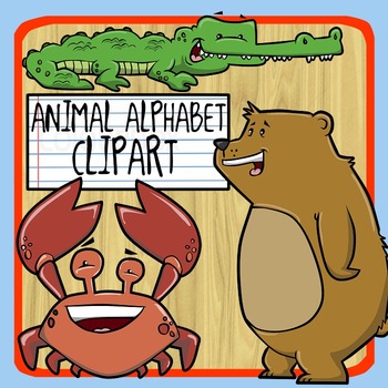 Preview of Animal Alphabet Clip Art