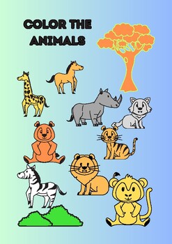 Animal Alphabet Coloring Book by Creative Teacher 89 | TPT