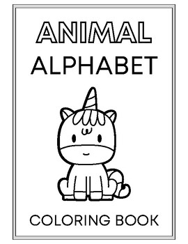 Preview of Animal Alphabet Coloring Book