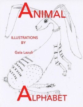 Preview of Animal Alphabet – Learn to Spell Coloring Book & Flashcards!