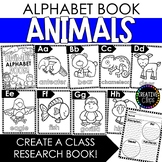 Animal Alphabet Coloring Pages: Animal Research Writing