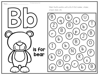Animal Alphabet Dot Marker Coloring Pages by Learners of the World