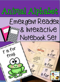 Animal Alphabet Interactive Notebook & Emergent Reader Set