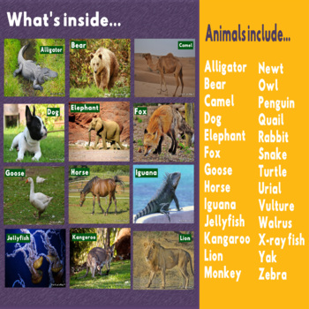 Animal Alphabet | Printable Math Pattern Block Templates by Pre-K Let's Play