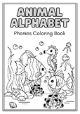 Animal Alphabet Phonics Coloring Book